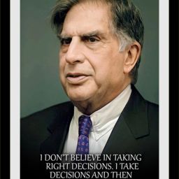 ratan Tata Quote Photo Frame | Ratan Tata Photo Frame| RATAN NAVAL TATA PHOTO Digital Reprint 14 inch x 10 inch Painting-image-30