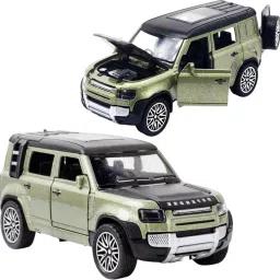 Land Rover Defender 1:36 Diecast Model With Openable Doors and Bonnet For Kids-image-37