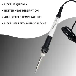 divinext 8/15/25 Watts Combo High-Quality Pencil Pointed Tip Soldering Iron Electronic Components Electronic Hobby Kit image 3