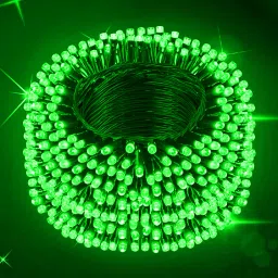 40 LEDs 15 m Green Steady, Flickering String Rice Lights-image-44