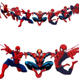 Spiderman Character Banner Perfect for Superhero Lovers Party Decorations Banner-image-58