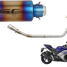 1 R15 V2 bike bend pipe, 1 R15 V2 bike exhaust Combo-22
