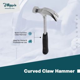 hillgrove HGCM193M1 High Quality Durable with 5in1 Combination Screwdriver Curved Claw Hammer image 2