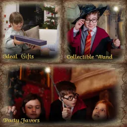 fusked Harry Potter Light Up Wands Collectables Gifts,Toys Role Play Accessory For Kids image 5
