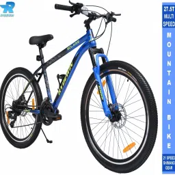 Solaris 27.5T Blue Multi Speed 21 Gears Bicycle for Young Generation 26 T (inch) Mountain Cycle-image-36