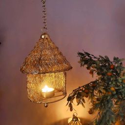 Metal Wall Hanging Tealight Candle Holders Wall Hanging Gift Candle Lamp Tea Light Holder | Candles Decorations Gifts Lights Home Decor Metal Bird Nest Tea Light Holder Iron Tealight Holder-image-33