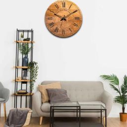 olive tree 12 Inches Classic Wooden Clock-picture-19
