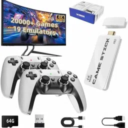 4K HD TV Video Game 2.4G Wireless Game Stick With 2 Wireless Controller_10 5th Anniversary Edition-21