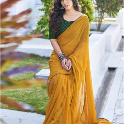 Embellished Bollywood Georgette Saree-image-56
