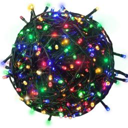 100 LEDs 50.8 m Yellow Steady Strip Rice Lights-1
