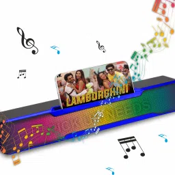 Daily Needs Shop Rechargeable Wireless Speaker Soundbar With RGB Light 7Hrs Playtime Aux/TF card 10 W Bluetooth Soundbar-image-98