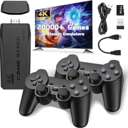 4K HD TV Video Game 2.4G Wireless Game Stick With 2 Wireless Controller_09 5th Anniversary Edition-39