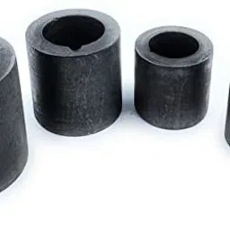 erasio Graphite Crucible Pack of 5 Sizes for Casting, Melting, Refining of Gold, Silver Crucible image 3