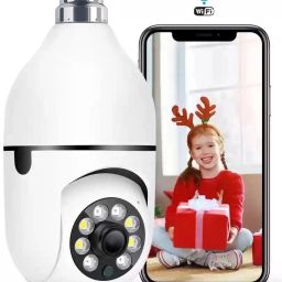 TP PLUS 4mp Light Bulb WiFi Outdoor, Smart 360° 1080p Motion Detection Security Camera Security Camera-11