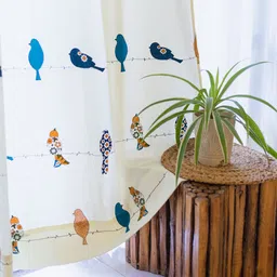 urban space 213 cm (7 ft) Cotton Room Darkening Door Curtain (Pack Of 2)-picture-26