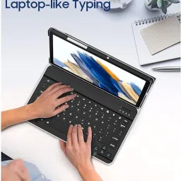 Proelite Keyboard case Cover for Samsung Galaxy Tab A8 10.5" (SM-X200/ SM-X205/ SM-X207) Bluetooth Standard Tablet Keyboard Compatible with Desktop, Laptop, Mac image 2