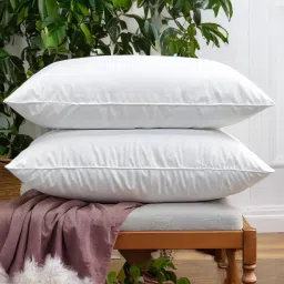 LUXURY Polyester Fibre Solid Sleeping Pillow Pack of 2-image-16