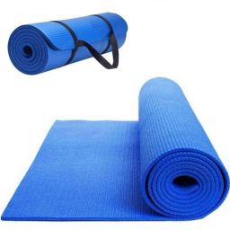 HIGH QUALITY , ANTI SLIP , BEST GRIP , THICK YOGA MATT for EXERCISE ,WORKOUT,GYM Blue 6 mm Yoga Mat-image-17