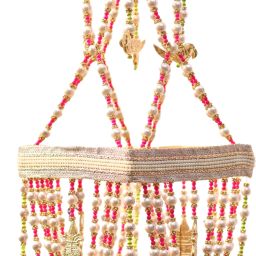 Handmade Traditional Jhoomar/Chandeliers/Door Hanging/Wall Hanging/Showpiece Or for Decoration. Multicolor Plastic Hanging Lantern-picture-15