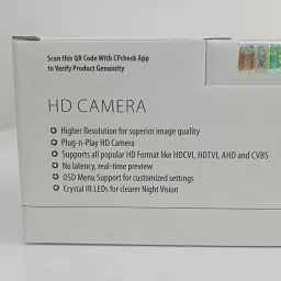 CP PLUS Cp plus Full HD 2.4MP IR Bullet Camera, 3.6mm, 20Mtr, IR, IP67 Security Camera image 5