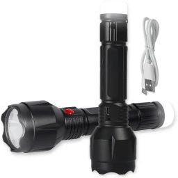 500 Meter Range 2 Mode Rechargeable Torch 50W Emergency Light 1200 mAh Battery 8 hrs Torch Emergency Light-image-56