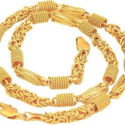 Golden Chain Fro Boys Fancy & Trendy Men Necklace Chain For Men Boys Jewellery Brass Chain-picture-10