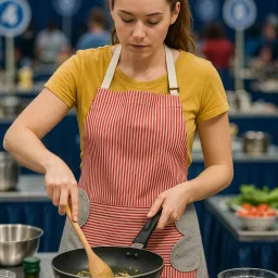 Cotton Chef's Apron - Free Size-image-1