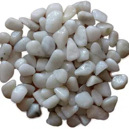 rpi shop - 3.6 KG White Decorative Stones, Colourful Pebbles For Garden, Vase, Aquarium, Table Decor, Fountain Decoration Painted Angular, Asymmetrical, Oval, Round Marble Pebbles-picture-45