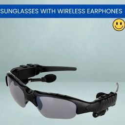Frony Bluetooth Sunglasses With Wireless Earphones Attached & Stereo Sound FeatureB488-image-114