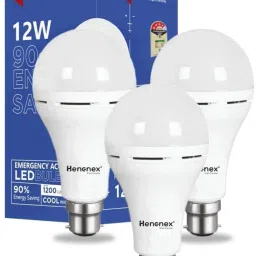 12W Portable LED Emergency Bulb|Pck of 3 4 hrs Bulb Emergency Light-17