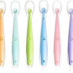 6pc SootheFeed Baby Feeding Spoon with Supple Silicone Tip - Silicone-15