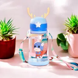 Kids Water Bottle Sipper water Bottle leakproof child Cartoon Bottle with straw-image-28