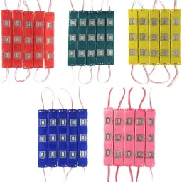 75 LEDs 0.08 m Multicolor Steady Strip Rice Lights-11