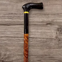 Wooden walking stick in tablib form for old people person Walking Stick-image-13