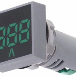 GREEN Indicator 22MM AC 12-500V Voltmeter Square Panel LED Digital 1 PCS Digital Voltage Tester-0