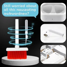 SWAPKART 8 in 1 Soft Brush MultiFunction Tools Kit for Keyboard, Laptop cleaning kit for Computers, Gaming, Laptops, Mobiles image 5