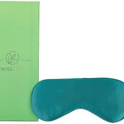 100% Natural Mulberry Silk Eye Mask, Ultra Smooth Adjustable Sleep Mask and Blind Fold - Green | For Sleeping, Travelling, Relaxation, Blind Fold & Meditation | Eye-cover Eyeshade Light blocker Comfortable-25