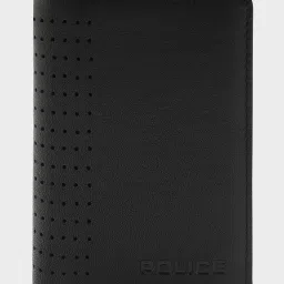 Men Casual, Formal, Travel Black Genuine Leather Wallet - Mini-image-44