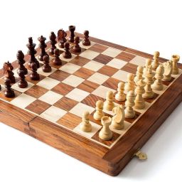 Wooden 10x10 inch Chess Game 25.4 cm Chess Board-picture-33