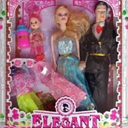 Beautiful & Elegant cinderalla family Doll Wedding Couple Set-picture-44