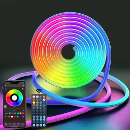 Shivay Creation 5 Meter RGB Neon Strip Lights with Mobile App and Remote Controlled Light Strip-24