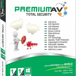 PremiumAV Total Security 1.0 User 1 Year-11