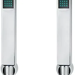 Parryware hand shower Sinatra square with Hose & clutch set of 2 pic 142 shower-30