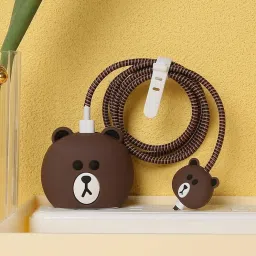 AIFEI Charger Cover for iphone 18W/20W Type C Adapter Full Protection HEART Cable Protector-image-6