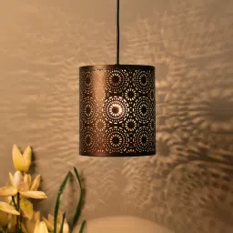 Antique Filgree Hanging Moroccan Ceiling Lamp, Antique Copper Finish Pendant Light Turkish Arabic Fancy Light Pendants Ceiling Lamp-image-18