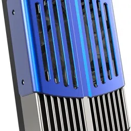 Cubonic X Memo DL08 front Metal Grill Design Instant Mobile RGB Light 1 Fan Cooling Pad-picture-4