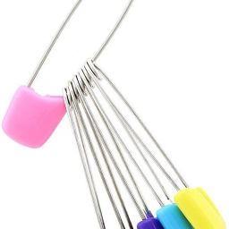 12 PCS Baby Child Infant Kids Cloth Diaper Nappy Pins Safety Safe Hold Clip Locking Cloth-image-24