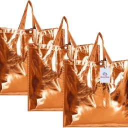 Non Woven Reusable Vegetable Grocery Bag|Small Size|Pack of 3|Copper Pack of 3 Grocery Bags-image-27