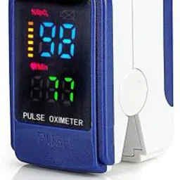 true indian Fingertip Pulse Oximeter with digital Oxygen saturation&Heart Rate Monitor Multi-Range Ohmmeter image 4