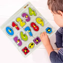 Creative learning Toy Board Play,Read&Learn Colorful Math Counting Jigsaw Puzzle-image-17